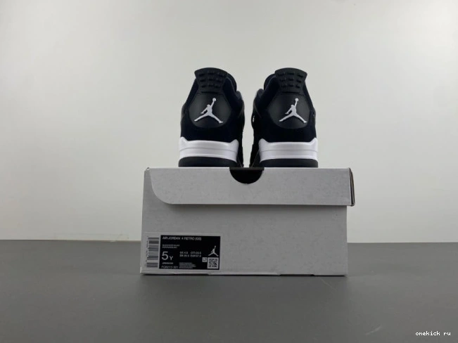 Chep Onekick Jordan Air 4 Retro Thunder FQ8213-001 White 0817